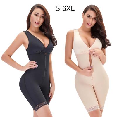 China Fajas Antibacterial Adjustable Full Butt Wetsuit Form Shaper Seamless Jumpsuit Shapewear For Women for sale