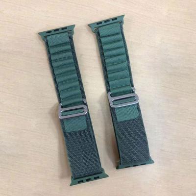 China Luxury High Quality Alpine Nylon Strap Watch Band Buckle Strap For Apple Watch 8 Ultra 49mm Nylon Strap Band For iWatch Se 7 8 6 5 for sale