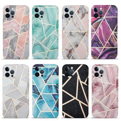 China Luxury Cute Flower Shockproof Marble Plating Waterproof Phone Case For Iphone 13 pro Max Cover Phone Case Luxury For Iphone 14 Phone Case for sale