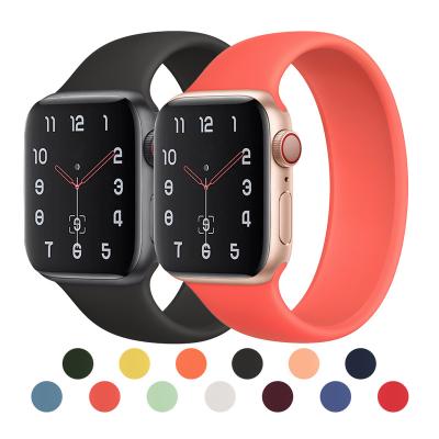 China Custom Designer Luxury Color Printing Fitness Smart Watch Bands For Apple Watch Band Silicone For Apple Watch 8 SE Series Ultra for sale