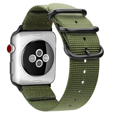 China Luxury Nylon Loops Sport Fitness Watch Strap Band For Apple Watch Band Nylon For Apple Watch Bands Designer for sale