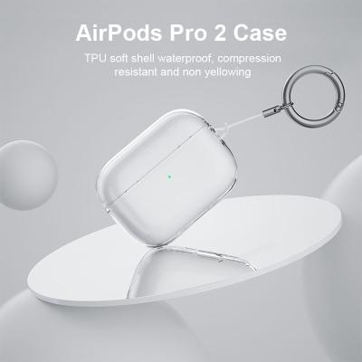 China Luxury For Airpod pro 2 Case, Ultra Thin Transparent Clear PC Hard Earphone Protective Case Cover For Airpods 1 2 3 pro Fundas for sale