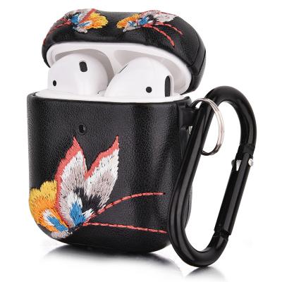 China Amazon Luxury Sells Wholesale Pattern Shockproof Soft Earphone Cartoon Protective Earphone Cover Leather Cases For AirPods Case for sale