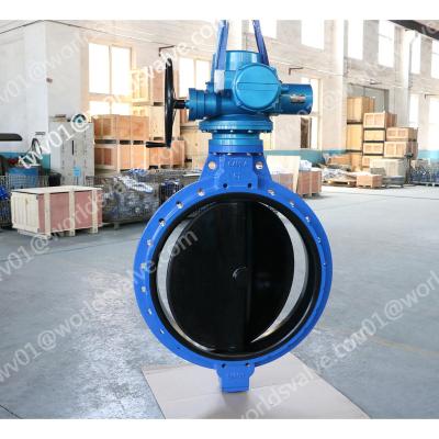 China General Industrial Electric Actuator Control Wafer Motorized Butterfly Valve for sale