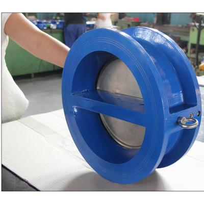 China General 100mm cf8m wafer check valve rubber line blind dn80 iron butterfly valve valvulas for sale