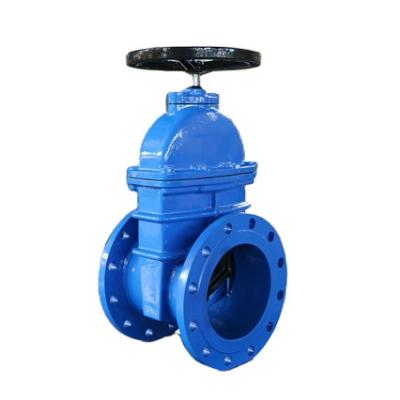 China General Resilient Seated PN10 PN16 GGG50 DIN NRS Hand Wheel Gate Valve for sale