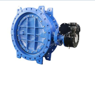 China General Advantages Flange Type 10 Inch Double Eccentric Butterfly Valve for sale