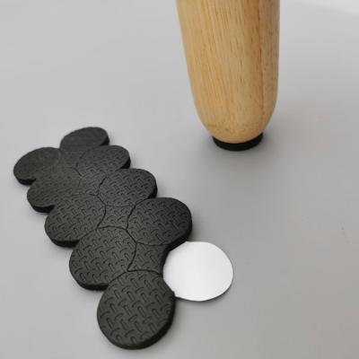 China Self Adhesive Stop Thickening And Self Adhesive Non Slip To Slip Floor Rubber Protectors Furniture Rubber Pads for sale