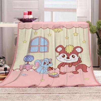 China Kid Anti-Static Sublimation Fleece Soft Blanket Coral Blankets Quilting Blanket Cheap for sale