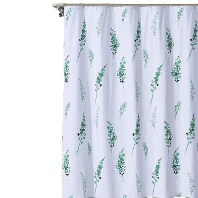 China Sustainable Hot Sales Amazon Fabric Shower Curtain For Bathroom High Quality Wholesale Folding Shower Curtain for sale