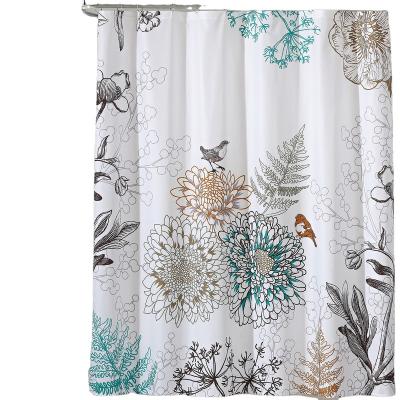 China Sustainable Designers Shower Curtains Set Bathroom Sets Shower Curtain Sets With Covers Bathroom Cover And Shower Curtain for sale