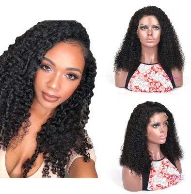 China YVONNE 20 Malaysian Curly Extra Density 5*5 Inch Malaysian Curly HD Lace Frontal Wig Brazilian Real Hair Wigs For Black Women for sale