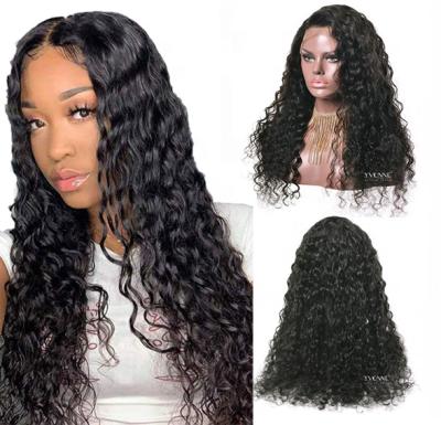 China YVONNE Hair Wigs Vendor Water Wave 100% Water Wave 13x4 Lace Front Brazilian Hair Fashion Wigs For Black Women for sale