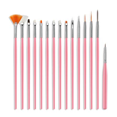 China Nail Art Design Pen Painting Tools by Wellflyer NABR-087 from CLOU with Nail Extension Gel Brush, Nail Art Liner Brush for Home Salon for sale