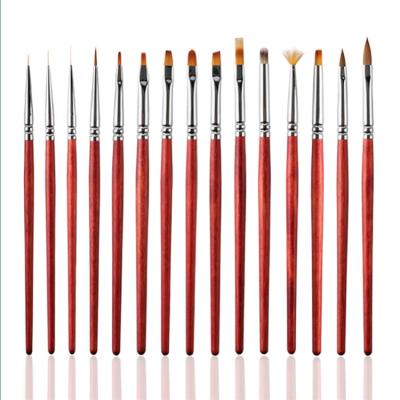 China Nail Art Design Pen Painting Tools by Wellflyer NABR-075 from CLOU with Nail Extension Gel Brush, Nail Art Liner Brush for Home Salon for sale