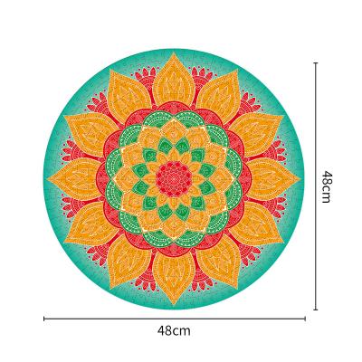 China DIY TOY Magic Flower Pattern Round Jigsaw Stress Reliever Challenge Difficult Puzzle for Kids Adults for sale