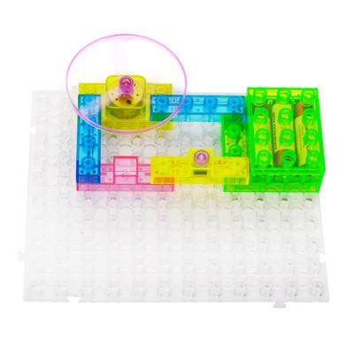 China Toy New product factory supplier 19pcs building block toy color amusement building block electronic electric led toy for sale