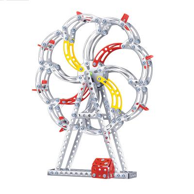 China Building toy ferris wheel intelligence toys appearance sensitive children diy block toys alloy building block for sale