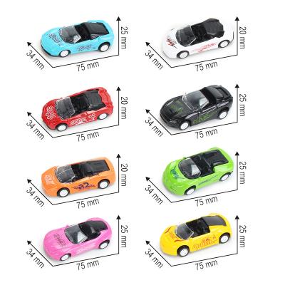 China Small Friction Toy Cars Mini Metal Toys Promotional Toy Cars Toy Car Set Convertible Models for sale