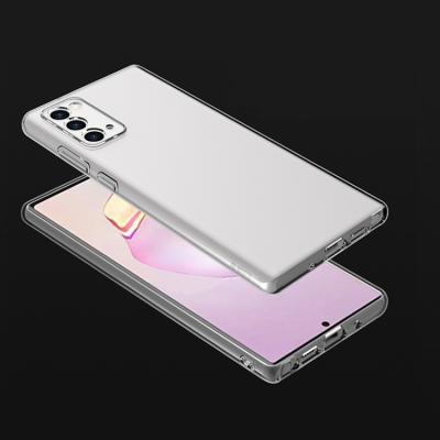 China Transparent Slim Clear Soft Anti-fall TPU Mobile Phone Case For Samsung S21 S20 Note20 S30 S21Plus A71 A91 for sale