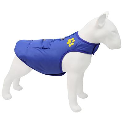 China Durable Leisure Reversible Pocket Waterproof Winter Lightweight Pet Coat Vest Outdoor Reflective Dog Heating Jacket for sale