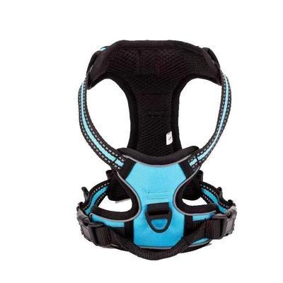 China Multicolor Reflective Good Quality Mesh Dog Harness Quick Release Nylon Explosion Proof Breathable Pet Harness for sale