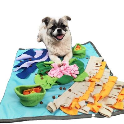 China Sustainable Dog Sniffle Mat Sniff Pad Blanket Slow Eating Yoga Training Mats For Small Medium And Large Dogs for sale