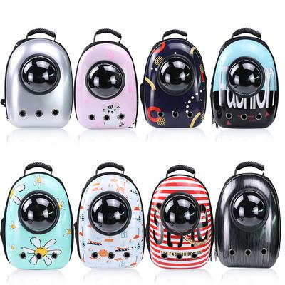 China Best Quality Breathable Cat Carrier Backpack With Vent Capsule Holes Transparent Viable Outdoor Pet Travel Carrier Backpack for sale