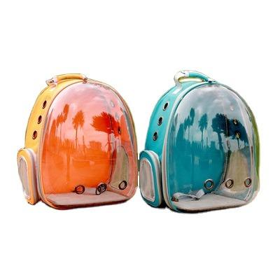 China Outdoor polarized tinted transparent bag Cat Backpack large capacity capsule pet backpack viable travel pet carrier backpack for sale