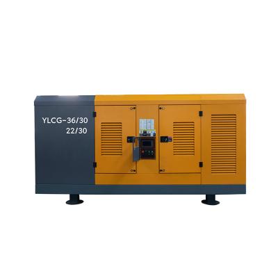 China High Quality Lubricated Nice Price 390Kw 6 Cylinders Mining Piston Diesel Air Compressor for sale