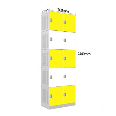 China Commercial Office 2 Door Locker Workplace Office Furniture Factory Price Furniture Office Locker Plastic Cabinet for sale