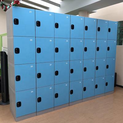 China High Quality Plastic File Cabinet 16 Doors Furniture Office Desk Plastic Locker for sale