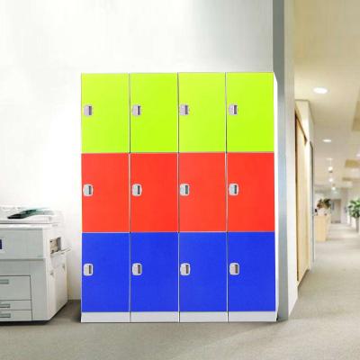 China Gym Factory Price 3 Doors ABS Assembled Plastic Office Furniture Office Archive Locker for sale