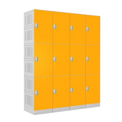 China Gym Factory Price Storage Wardrobe Safe Double Door Plastic Cabinet Lockers for sale