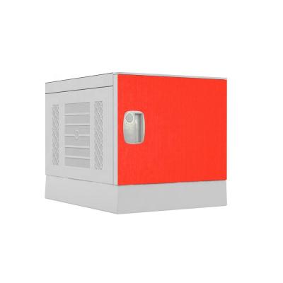 China Gym Factory Supply 16 Door Lockers For School Smart Card ABS Plastic Fingerprint Combination Locker for sale