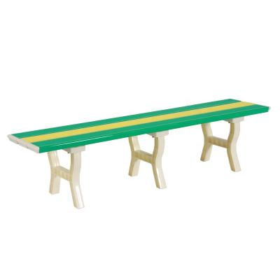 China Modern ABS plastic outdoor bench seat for sale locker room park sports club modern locker room benches for sale