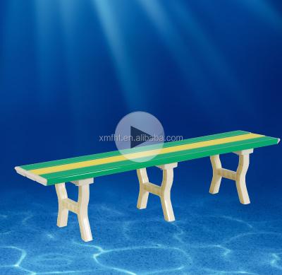 China Modern ABS Bench Plastic Pool Benches For Sports Club Center Locker Bench for sale