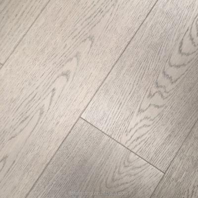 China Gray Oak Engineered Wood Industrial 3-Layer Flooring for sale