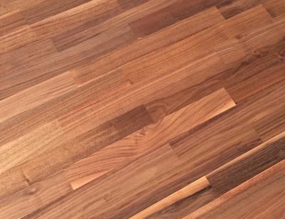 China Modern American Walnut Engineered Wood Flooring 3 Layer 3 Strip UV Lacquered for sale