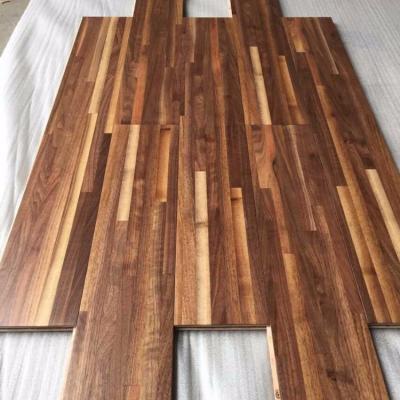 China Modern fineline walnut engineered flooring in Changzhou China for sale