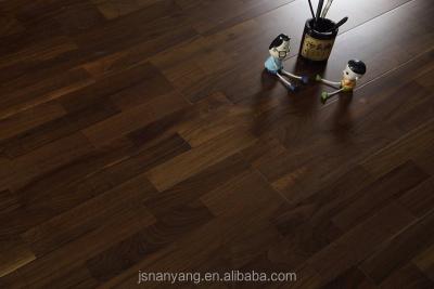 China Indoor Natural American Stripes 3 Layer Walnut 3 Color Decoration Industrial Flooring for sale