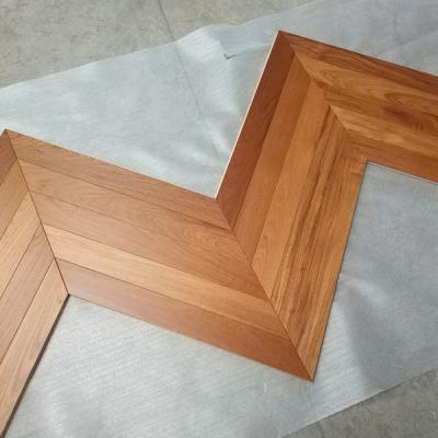 China Teak Modern Herringbone Wood Flooring for sale