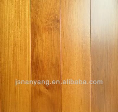 China 3mm toplayer indoor burma teak parkett engineered wood price for sale