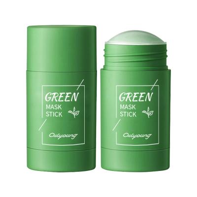 China Natural Moisturizer OEM Private Label Organic Twist Plant Facial Deep Cleanse Clay Green Tea Mask Stick for sale