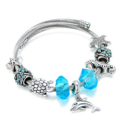 China 2020 New Hot Sale BOHEMIA World Underwater Dolphin Beaded Bracelet Jewelry Wholesale for sale