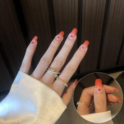 China Design Nail Polish Stickers Wraps 100% Real Press On Nail Decoration Gel Nail Waterproof Semi Cured Wrap for sale