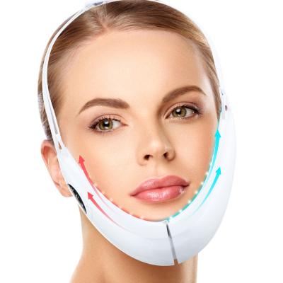 China V-Face Lift Shaping Facial Belt and Slimming Electric Vibration V Shape LED Face Lifting Massager Machine for sale