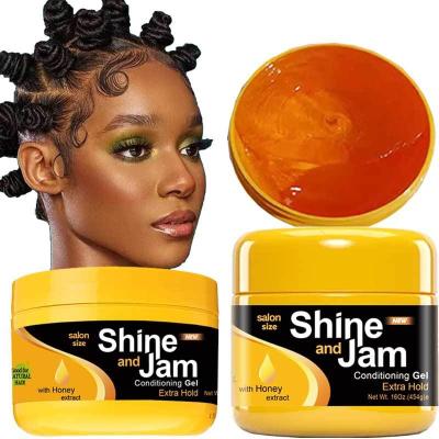 China Custom Logo Extra Hold Hair Styling Curly Hair Wax Neat Braid Hair Gel Private Label Biotin Braid Treatment Shiny Gel Cream for sale