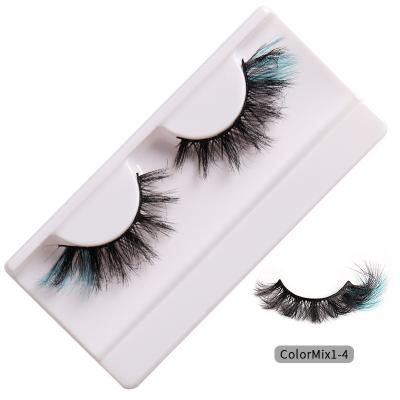 China Real Thick Fluffy Eyelashes 3d Mink Lashes Natural Luxury Private Label 5D Mink Lashes Vegan Cotton Strip Mink Lashes Extensions for sale