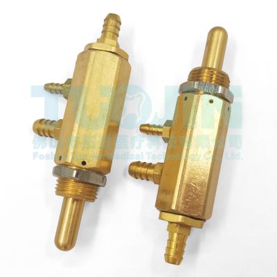 China Chair Foot Pedal Dental Valve Metal Dental Equipment Unit Connector Parts for sale